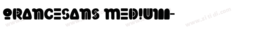 orangeSans Medium字体转换